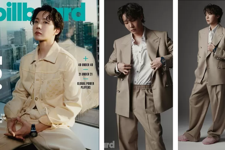 Pesona JHope BTS dalam sampul Billboard Magazine (Instagram/@Billboard)
