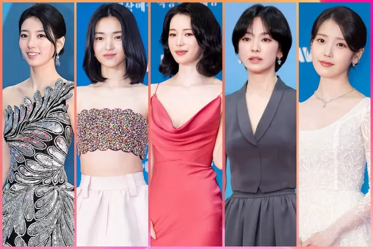 Knetz diskusikan siapa bintang yang sukses menghiasi red carpet Baeksang Arts Awards 2025 dengan busana terbaik.  (kolase naver, bnt, starnews korea.)
