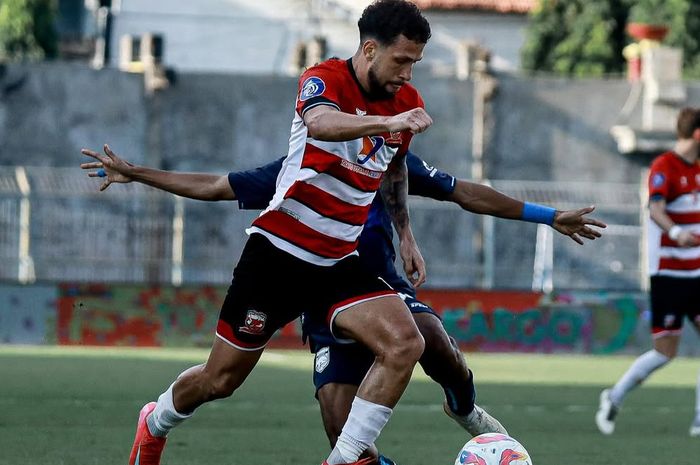 Madura United menghadapi Borneo FC pada pekan ke-32 Liga 1 2024/25, Sabtu (10/5/2025) sore.