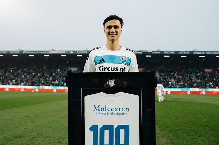 Eliano Reijnders saat membela PEC Zwolle vs PSV Eindhoven di Eredivisie