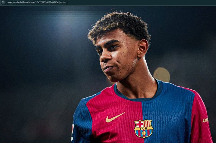 Begini reaksi Lamine Yamal saat diberi tahu bahwa Messi tak pernah membobol gawang Inter Milan.