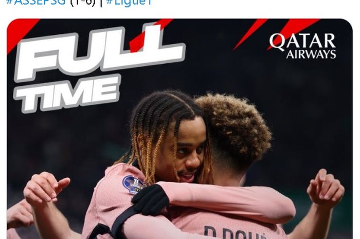 PSG gagal memastikan diri menjadi juara Liga Prancis pada Minggu (30/3/2025) dini hari WIB kendati berhasil menggasak St-Etienne 6-1.
