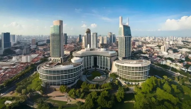 Cozzy.id - Hotel Murah - Hotel Terdekat - Penginapan Murah - Penginapan Terdekat - Booking Hotel - Hotel Murah di Jakarta Pusat - Penginapan Terjangkau di Pusat Kota - Sumber Gambar (AdobeFirefly)