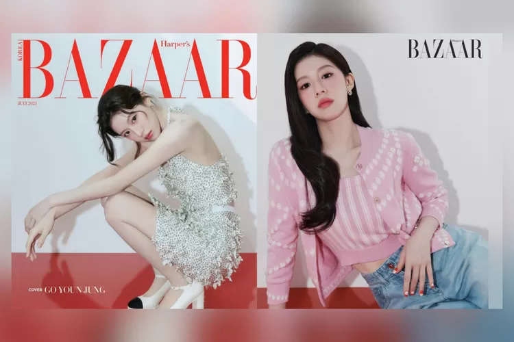 Jadi muse Harper's Bazaar Korea edisi Juli 2025, Go Youn Jung pamer pesona tiada dua dan bicarakan soal mentalitas pemula (Harper's Bazaar Korea)