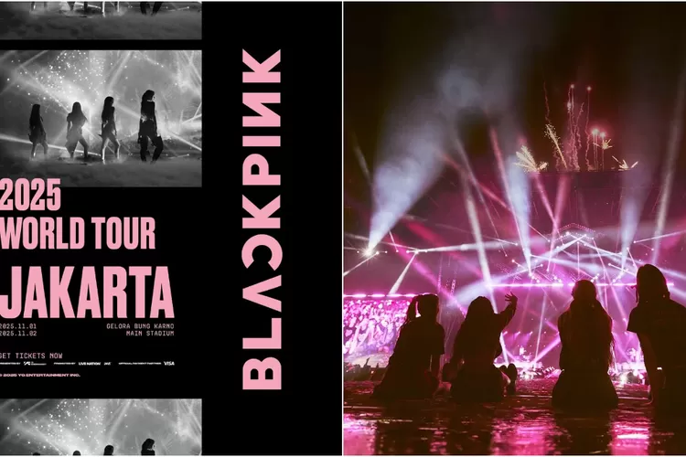 Promotor umumkan harga tiket konser BLACKPINK  (kolase instagram @ime_indonesia/@blackpinkofficial)