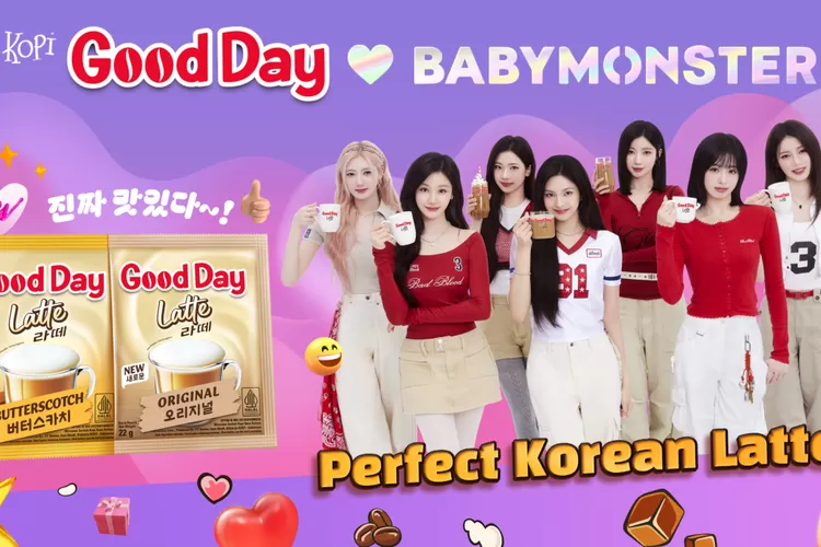 BABYMONSTER jadi brand ambassador pertama Good Day Latte (instagram.com/gooddayid)