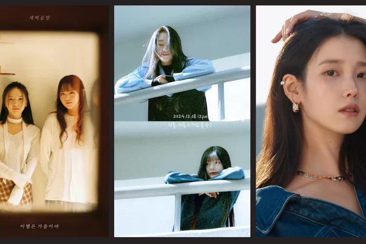 Rekomendasi Lagu Kpop Berinstrumen Slow yang Cocok untuk Ngerjain Tugas (Kolase Instagram @sbgb_official @_hanall_ @dlwlrma)
