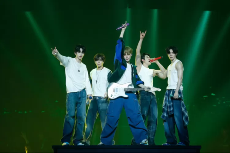 TXT guncang panggung Weverse Con Festival (Newsen/Disediakan oleh Big Hit Music)