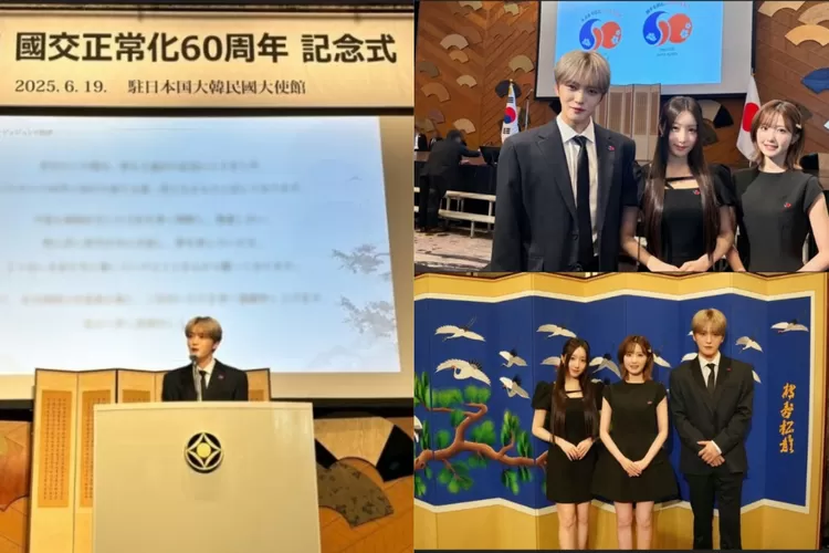 Kim Jaejoong hadiri acara peringatan 60 tahun normalisasi hubungan diplomatik antara Korea dan Jepang (Foto milik iNKODE)