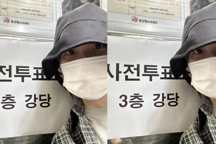 Tak hanya sibuk dengan aktivitas musiknya, IU juga menunjukkan peran aktif sebagai warga negara dalam pemilihan presiden Korea Selatan. (Allkpop)