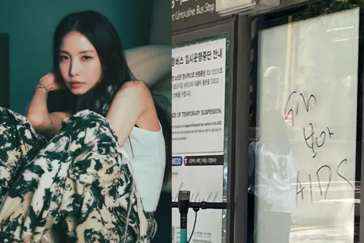 BoA mendapat perlakuan vandalisme tak pantas yang tersebar di seluruh Seoul (Instagram @boakwon dan X @account_X_sco)