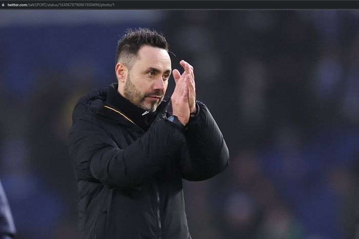 Pelatih Olympique Marseille, Roberto De Zerbi masuk bursa calon pelatih baru AC Milan.
