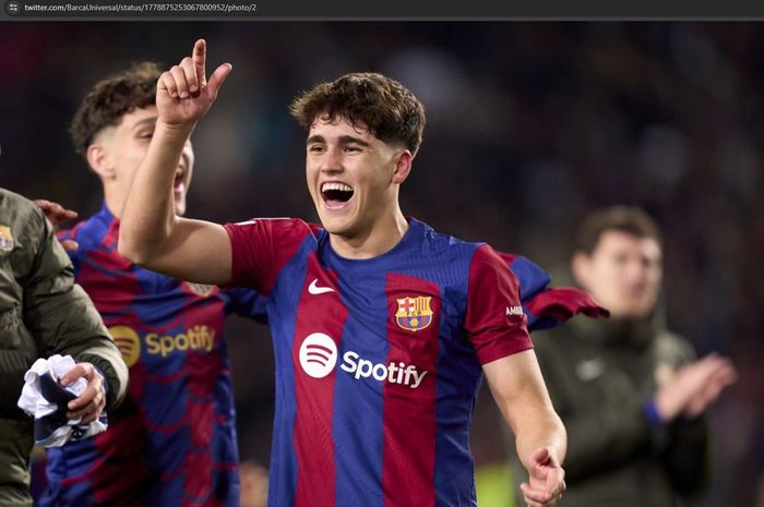 Bek muda Barcelona, Pau Cubarsi, dilaporkan akan absen saat menghadapi Osasuna.