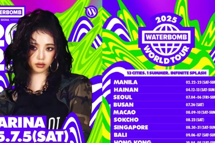 Karina aespa siap guncang festival Waterbomb 2025 (Instagram/@waterbomb_official)
