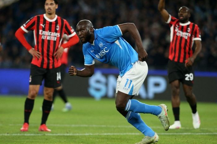 Romelu Lukaku mencetak gol untuk membantu Napoli mengalahkan AC Milan pada lanjutan Liga Italia 2024-2025.