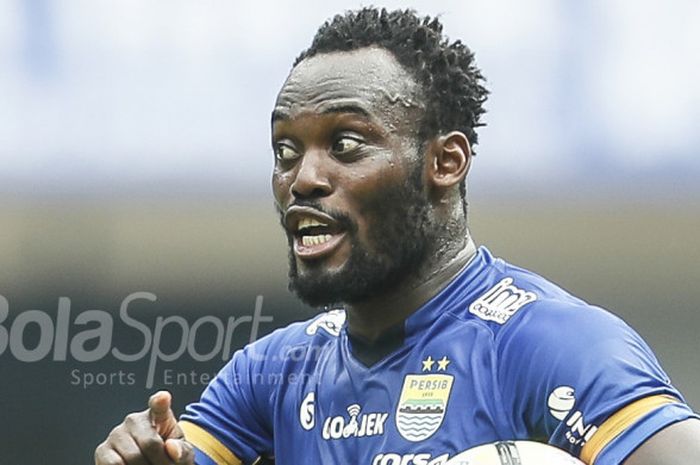 Mantan pemain Persib, Michael Essien memberikan ucapan usai Maung Bandung juara back-to-back Liga 1.