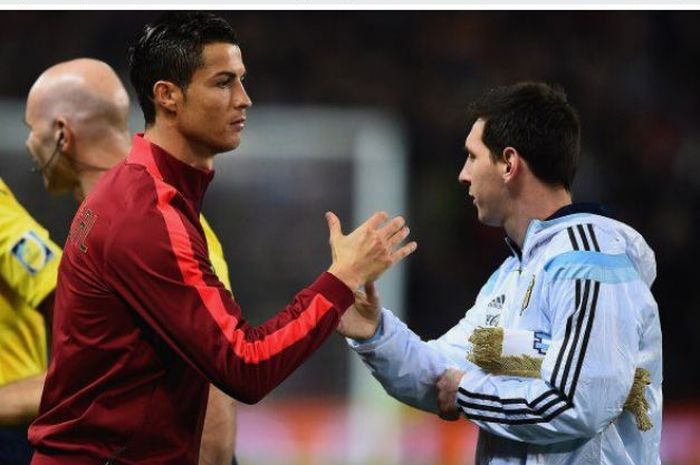 Cristiano Ronaldo dan Lionel Messi disebut-sebut bisa menjadi rekan satu tim di Inter Miami pada musim panas 2025.