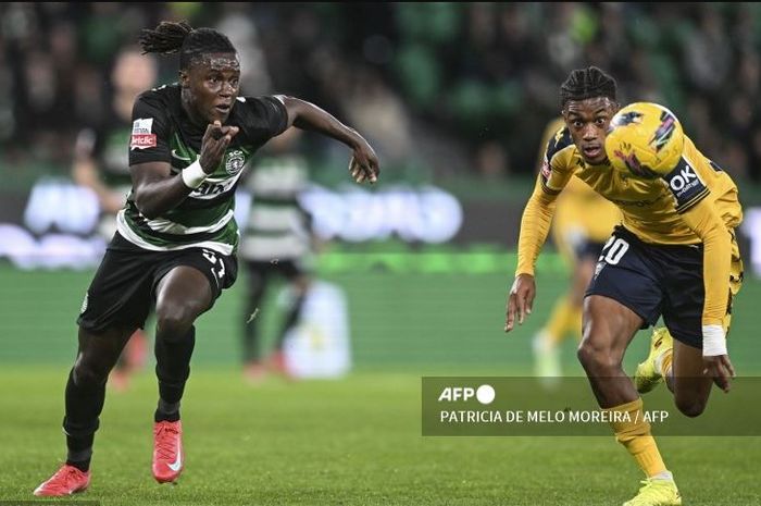 Geovany Quenda (kiri), wonderkid asuhan Ruben Amorim di Sporting CP yang juga alumni akademi Cristiano Ronaldo pilih gabung Chelsea daripada Man United.