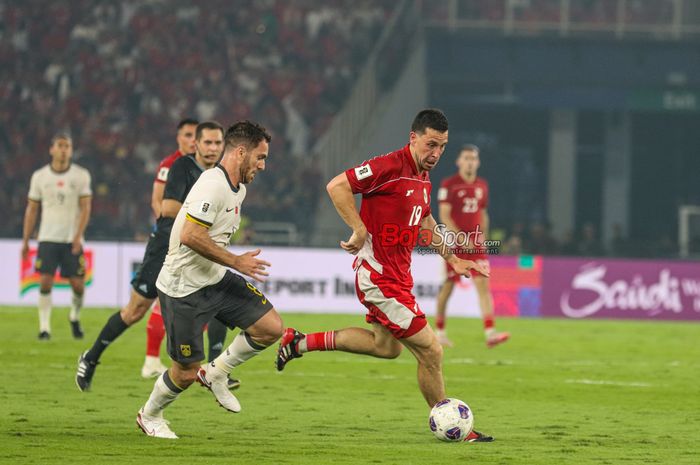 Gelandang Timnas Indonesia, Thom Haye, memberikan pendapatnya terkait laga pamungkas Kualifikasi Piala Dunia 2026 zona Asia melawan Timnas Jepang.