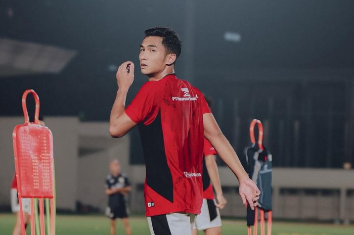 Pemain timnas U-23 Indonesia, Rivaldo Pakpahan.
