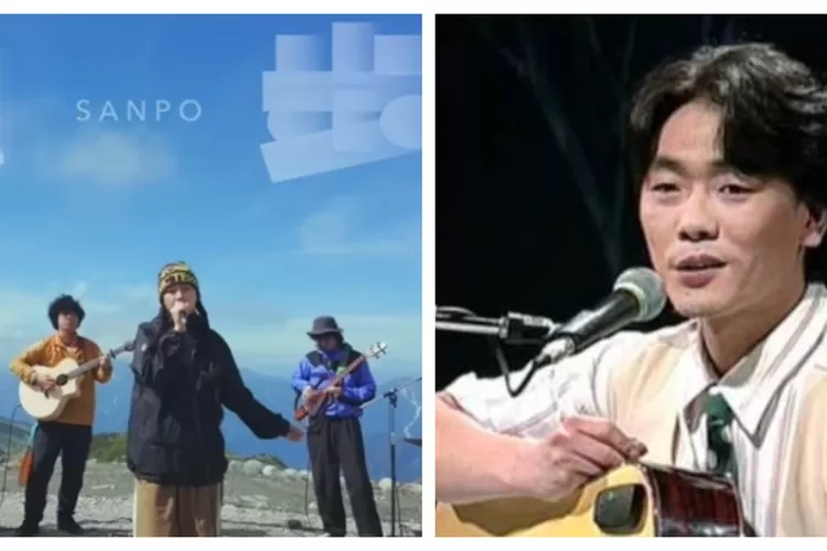 Band asal Jepang Super Climbing Club beri tanggapan usai dituduh netizen Korea jiplak lagu penyanyi legendaris Kim Kwang Seok (Kolase media Ekonomi Maeil, Instagram @kekewo_net)