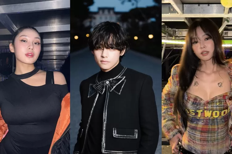 Penyerangan lewat media sosial dilakukan BLINK di tengah panasnya isu antara Lee Jung WSWF, V BTS, dan Jennie BLACKPINK. (Kolase Instagram @leejung_lee @thv @jennierubyjane)