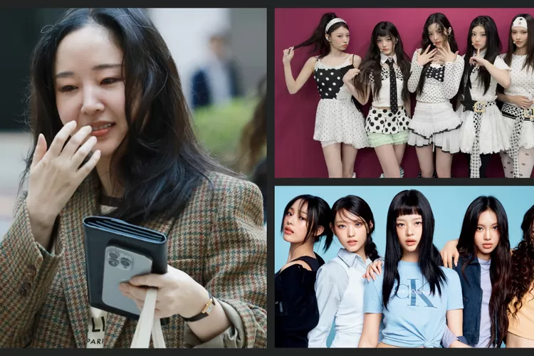 Min Hee Jin Sebut HYBE Dorong ILLIT untuk Terus Lampaui NewJeans dalam Sidang Akhir (Kolase SPOTV News, X / Twitter @ILLIT_official @NewJeans_ADOR)