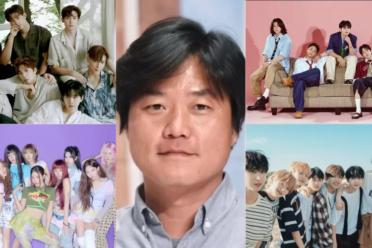Na PD siap garap The Game Caterers spesial JYP Entertainment bersama 2PM, TWICE, DAY6, KickFlip dan artis lainnya.&nbsp; (Kolase K-profile dan K-pop Wiki)