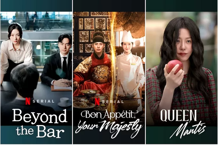 3 drakor Netflix paling populer di Indonesia pekan ini (Kolase Instagram @Netflixkr)