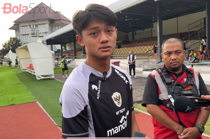 Pemain timnas U-23 Indonesia, Achmad Maulana Syarif.