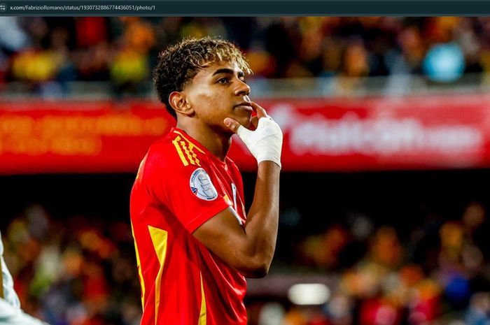 Wonderkid Barcelona, Lamine Yamal, menjadi pahlawan Timnas Spanyol dalam kemenangan sengit 5-4 kontra Timnas Prancis pada semifinal UEFA Nations League 2024-2025.