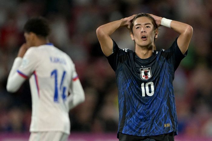 Membuang banyak peluang, Yuto Ozeki dkk. harus menerima nasib Jepang tersingkir di babak 16 besar Piala Dunia U-20 2025 setelah kalah dari Prancis, Rabu (8/10/2025) di Santiago.