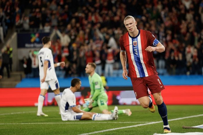 Bomber andalan Timnas Norwegia, Erling Haaland, berhasil memimpin rekan-rekannya meraih kemenangan telak atas Timnas Israel pada Kualifikasi Piala Dunia 2026 zona Eropa.