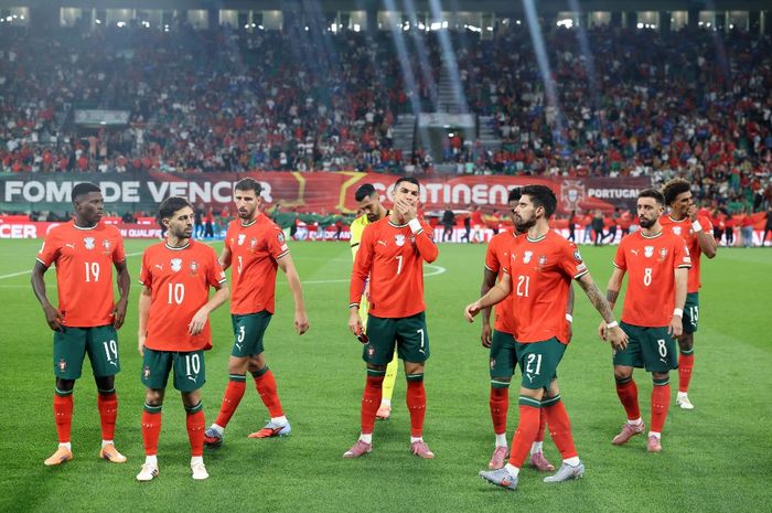 Cristiano Ronaldo dkk menunda kelolosan menuju Piala Dunia 2026 setelah bermain imbang dengan Hungaria di Lisabon (14/10/2025).