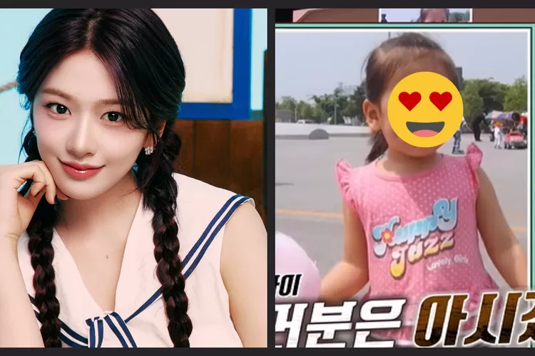 Potret An Yujin IVE semasa kecil jadi sorotan usai muncul tib-tiba di Amazing Saturday (Kolase X / Twitter @IVEstarship, Tangkap Layar YouTube AmazingSaturday)