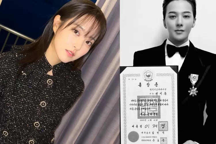 KNetz bereaksi terhadap artis Park Bo Young yang singgung isi pidato kemenangan G-Dragon (Instagram@boyoung0212_official @xxxibgdrgn)