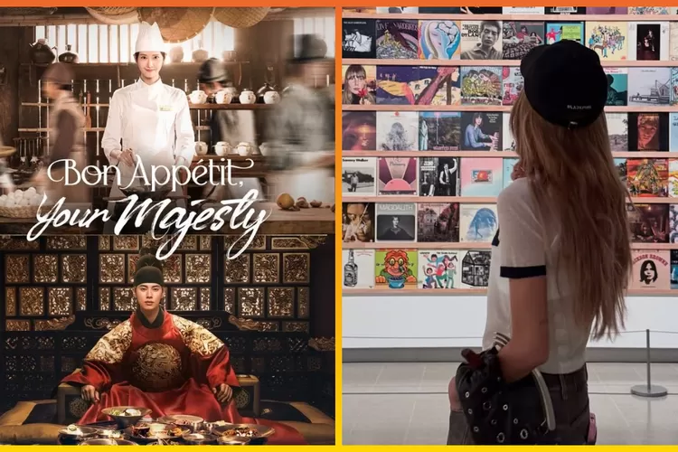 Member dari girl group populer ini jatuh hati dengan drama Bon Appetit, Your Majesty (Kolase X / Twitter @yk2aii, Instagram @lalalalisa_m)