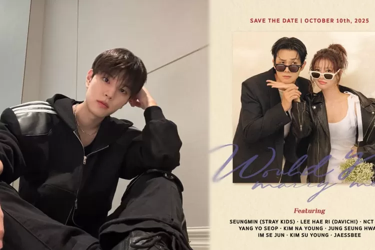 Seungmin Stray Kids siap rilis OST baru untuk drama Would You Marry Me (Kolase Instagram @miniseungkim, X / Twitter @SBSNOW)