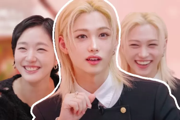 Momen pertama Felix Stray Kids di Fridge Interview, tampil memikat sebagai MC spesial menggantikan Dex dan Sana TWICE (Kolase Tangkap Layar Youtube 117)