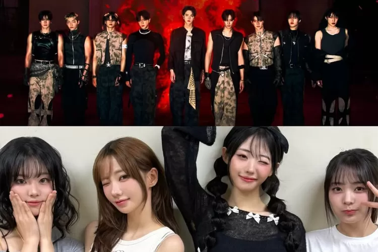 Konflik lightstick THE BOYZ vs QWER berlanjut, Asosiasi Produser Hiburan Korea turun tangan (Instagram @theboyz_officl dan @qwerband_official)