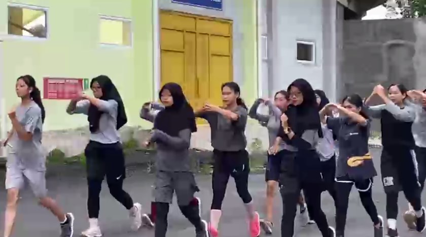 Tim Drumband Banjarmasin Matangkan Persiapan, Bidik Juara Umum