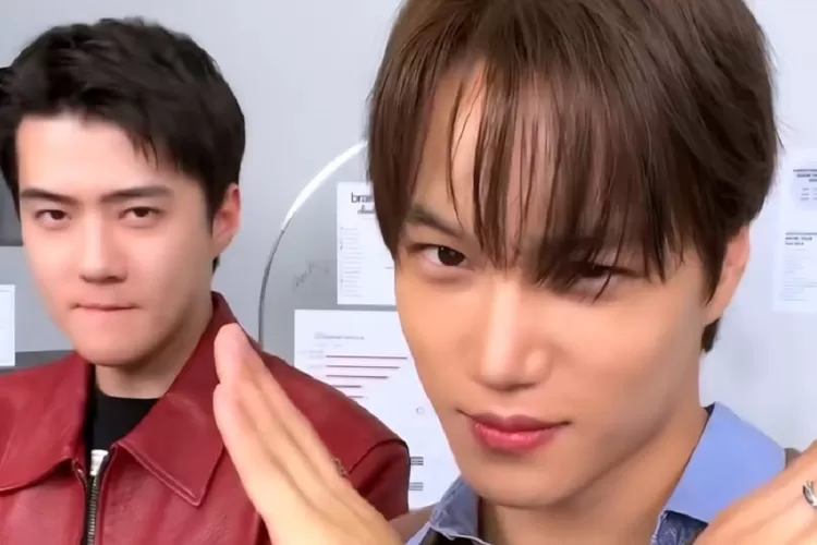 Sehun EXO tampil di hari ketiga konser encore KAI EXO, KAION di Seoul.  (Tangkap Layar TikTok @weareone.exo_official)
