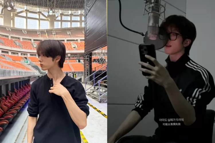 Jisung NCT beri kejutan kepada penggemar dengan cover lagu Sing For You milik EXO dalam bahasa Mandarin (Kolase Instagram @the__and.y, X / Twitter @NCTsmtown)