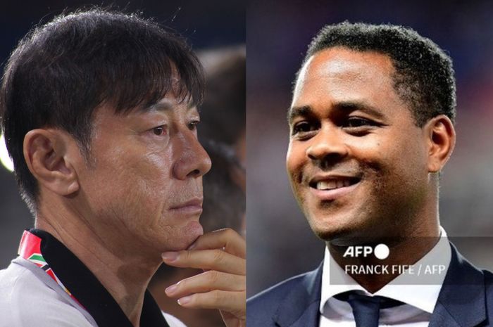Kolase foto mantan pelatih timnas Indonesia, Shin Tae-yong (Kiri) dan pelatih anyar timnas Indonesia, Patrick Kluivert (Kanan).