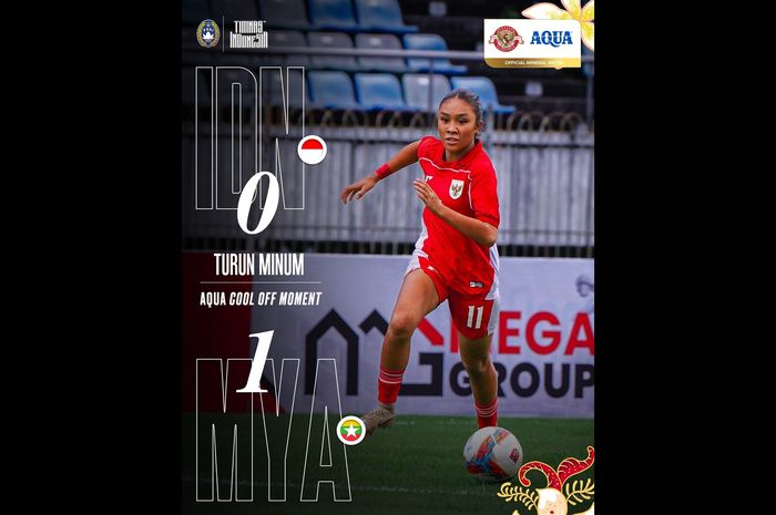 Timnas Putri U-17 Indonesia Vs Myanmar dalam matchday ketiga grup C Kualifikasi Piala Asia U-17 Putri 2026 di Thuwunna Stadium, Yangon, Jumat (17/1/2025).
