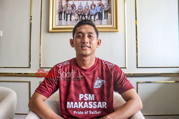 Kiper Timnas Indonesia sekaligus PSM Makassar, Reza Arya, dipanggil meski bukan pilihan utama di klub.