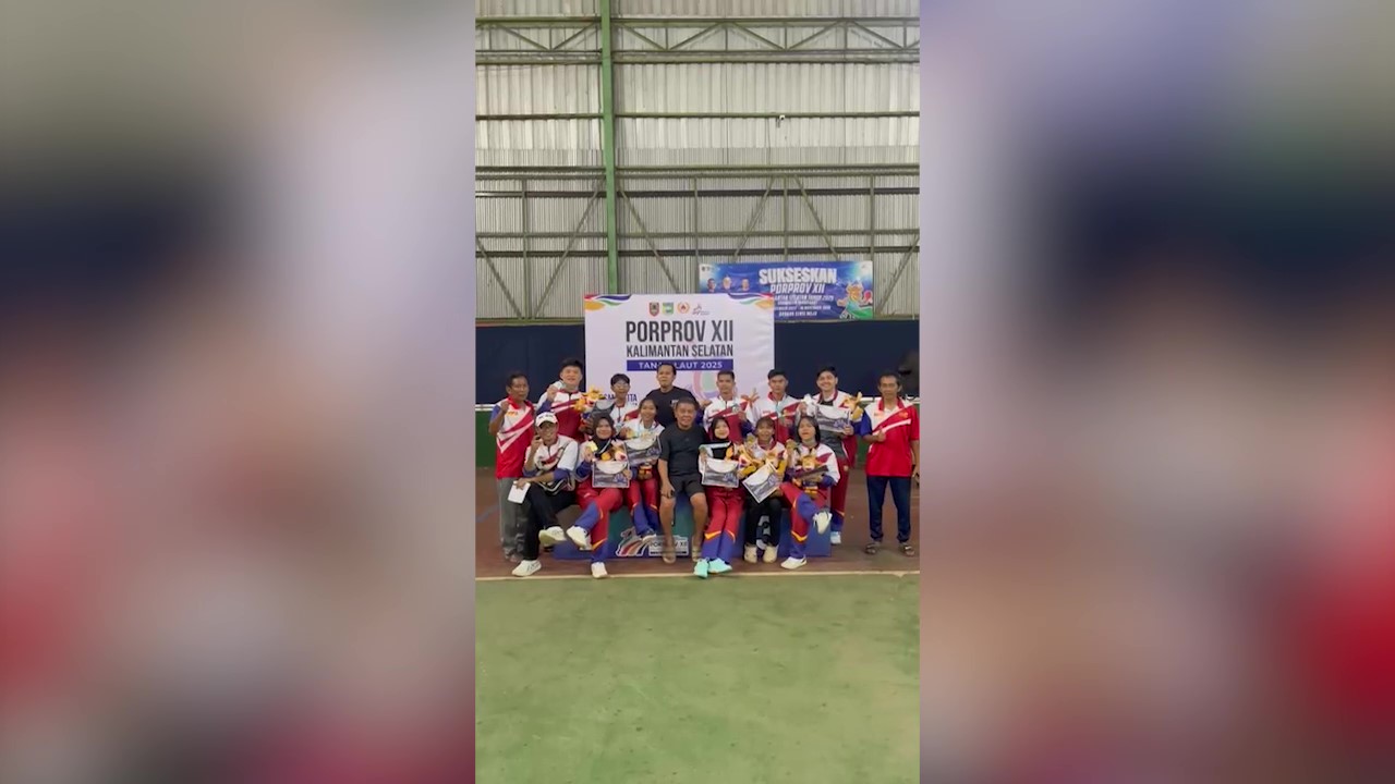 Sabet Empat Emas, Tenis Meja Banjarmasin Juara Umum Porprov XII Tala