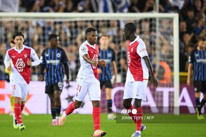 Ansu Fati mencetak gol pertamanya dalam waktu dua tahun saat AS Monaco bertemu Club Brugge pada duel Liga Champions di Bruges, Belgia (18/9/2025).