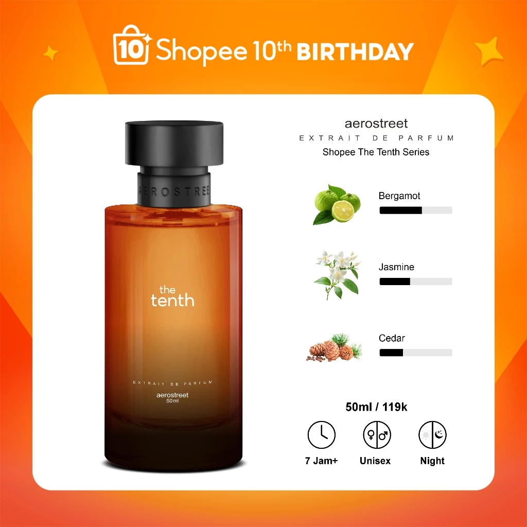 Simbol Ketangguhan: Aerostreet Rayakan Satu Dekade Pertumbuhan Digital Bersama Shopee dengan Parfum ‘The Tenth’